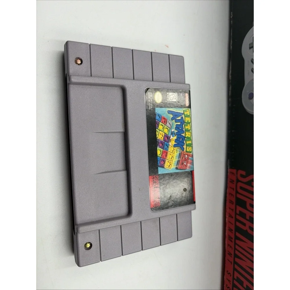 Super Nintendo SNES Super Set Console w/ Box, Super Mario World, OEM Controller